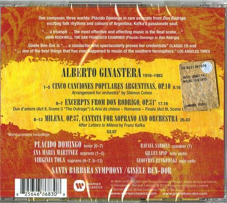 The Vocal Album - CD Audio di Placido Domingo,Ana Maria Martinez,Alberto Ginastera,Gisèle Ben-Dor - 2