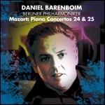 Concerti per pianoforte n.24, n.25 - CD Audio di Wolfgang Amadeus Mozart,Berliner Philharmoniker,Daniel Barenboim