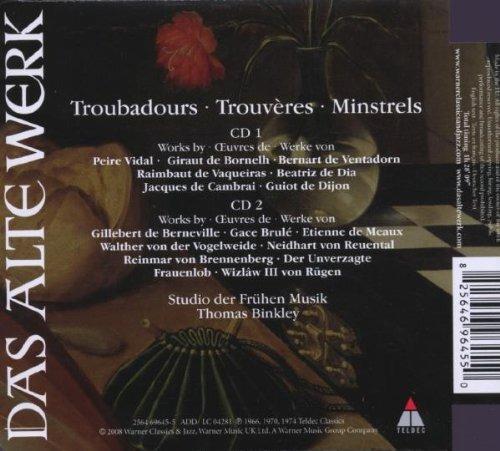 Troubadours - Trouvères - Minstrels - CD Audio - 2
