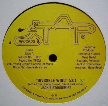 Invisible Wind - Vinile 7'' di Jackie Stoudemire