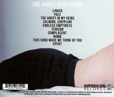 Angst in My Veins - CD Audio di Capsize - 2