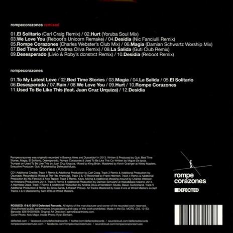 Rompecorazones Remixed - CD Audio di Guti - 2