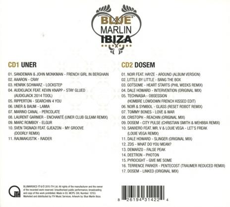 Blue Marlin Ibiza - CD Audio
