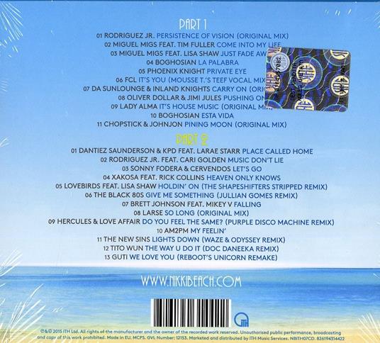 Nikki Beach Summer 2015 - CD Audio - 2