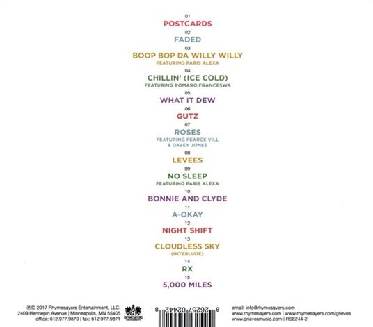 Running Wild - CD Audio di Grieves - 2