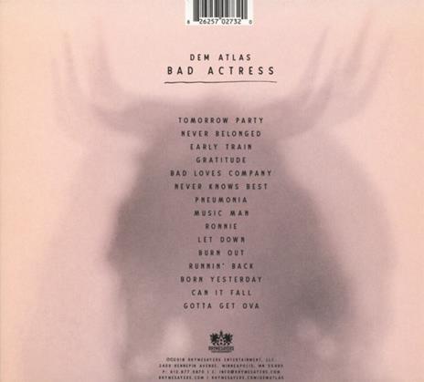 Bad Actress - CD Audio di Dem Atlas - 2