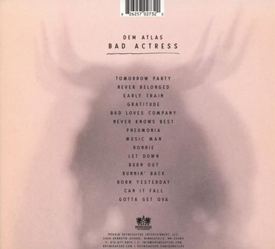 Bad Actress - CD Audio di Dem Atlas - 2