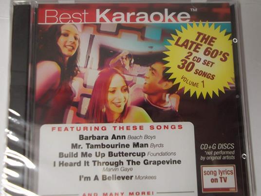 Best Karaoke The Late 60's - CD Audio