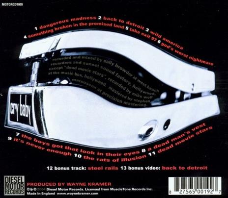 More Dangerous Madness - CD Audio di Wayne Kramer - 2