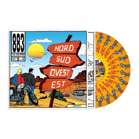 Nord Sud Ovest Est (LP Zoetrope - Limited Edition - Numbered) - Vinile LP di 883