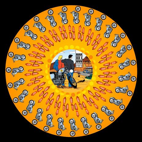 Nord Sud Ovest Est (LP Zoetrope - Limited Edition - Numbered) - Vinile LP di 883 - 2