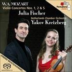 Concerti per violino n.1, n.2, n.5 - SuperAudio CD ibrido di Wolfgang Amadeus Mozart,Yakov Kreizberg,Julia Fischer