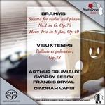 Sonata per violino n.1 - Trio con corno op.40 / Ballata e polacca op.38 - SuperAudio CD ibrido di Johannes Brahms,Henri Vieuxtemps