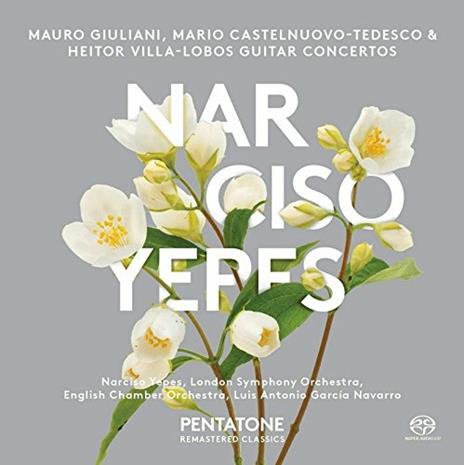 Concerti per chitarra - SuperAudio CD ibrido di Heitor Villa-Lobos,Mario Castelnuovo-Tedesco,Mauro Giuliani,Narciso Yepes,London Symphony Orchestra,English Chamber Orchestra,Luis Antonio García Navarro