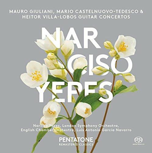 Concerti per chitarra - SuperAudio CD ibrido di Heitor Villa-Lobos,Mario Castelnuovo-Tedesco,Mauro Giuliani,Narciso Yepes,London Symphony Orchestra,English Chamber Orchestra,Luis Antonio García Navarro