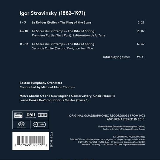 La sagra della primavera (Le Sacre du Printemps) - Le Roi des étoiles - SuperAudio CD di Igor Stravinsky - 2