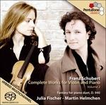 Musica per violino e pianoforte completa vol.2 - SuperAudio CD ibrido di Franz Schubert,Martin Helmchen,Julia Fischer
