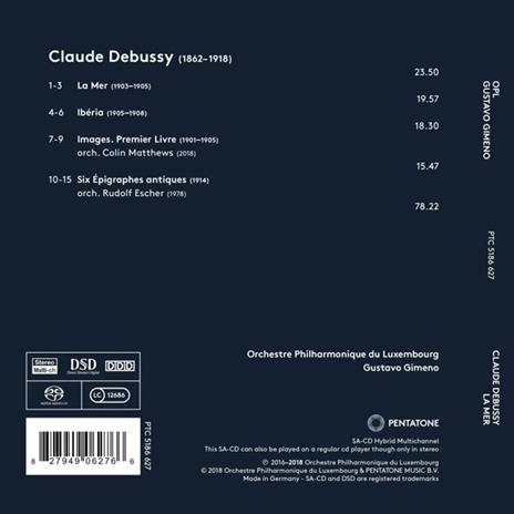 La Mer - Iberia - SuperAudio CD di Claude Debussy - 2