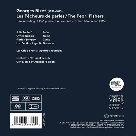 I Pescatori di Perle - CD Audio di Georges Bizet - 2