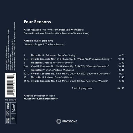 Four Seasons - CD Audio di Arabella Steinbacher - 2