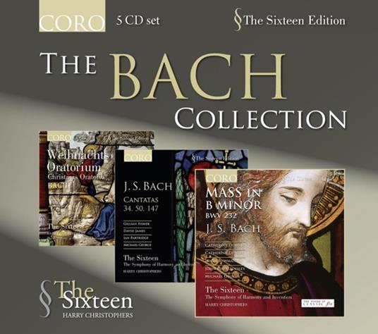 The Bach Collection: Oratorio di Natale - Cantate n.34, n.50, n.147 - Messa in Si Minore - CD Audio di Johann Sebastian Bach,Harry Christophers,The Sixteen