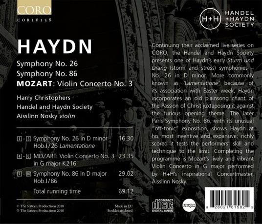 Sinfonie n.26, n.86 - CD Audio di Franz Joseph Haydn - 2