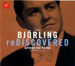 Rediscovered Carnegie Hall Recital 24 settembre 1955 - CD Audio di Jussi Björling