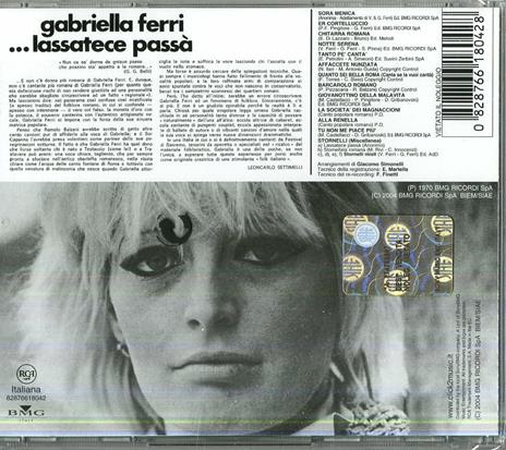 Lassatece passa' (Gli Indimenticabili) - CD Audio di Gabriella Ferri - 2