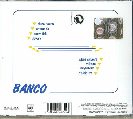 Banco - CD Audio di Banco del Mutuo Soccorso - 2