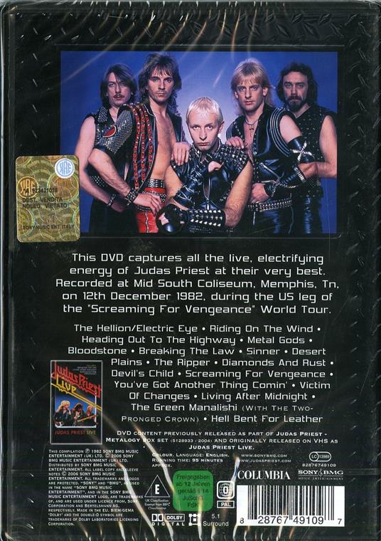 Judas Priest. Live Vengeance '82 (DVD) - DVD di Judas Priest - 2