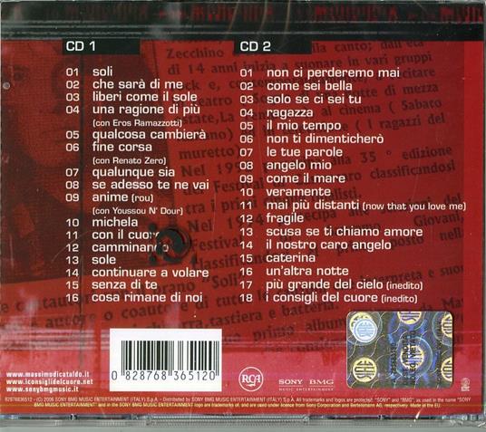 I consigli del cuore. Raccolta 1994-2006 - CD Audio di Massimo Di Cataldo - 2