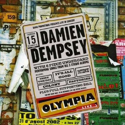 Live At The Olympia - CD Audio di Damien Dempsey