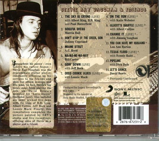 Solos, Sessions & Encores - CD Audio di Stevie Ray Vaughan - 2