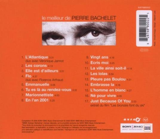 Le meilleur de - CD Audio di Pierre Bachelet - 2