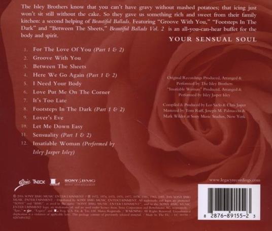 Beautiful Ballads 2 - CD Audio di Isley Brothers - 2