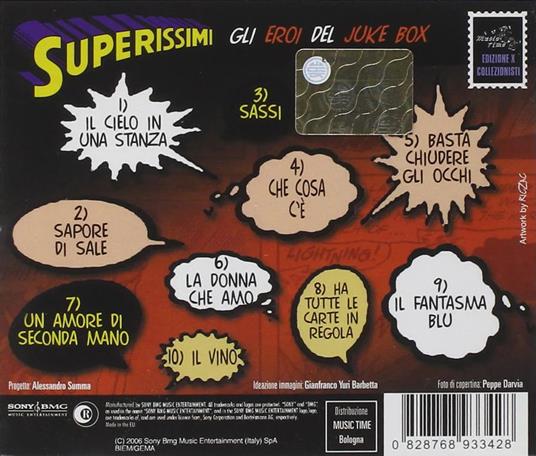 Superissimi: Gli Eroi Del Juke Box - CD Audio di Gino Paoli - 2