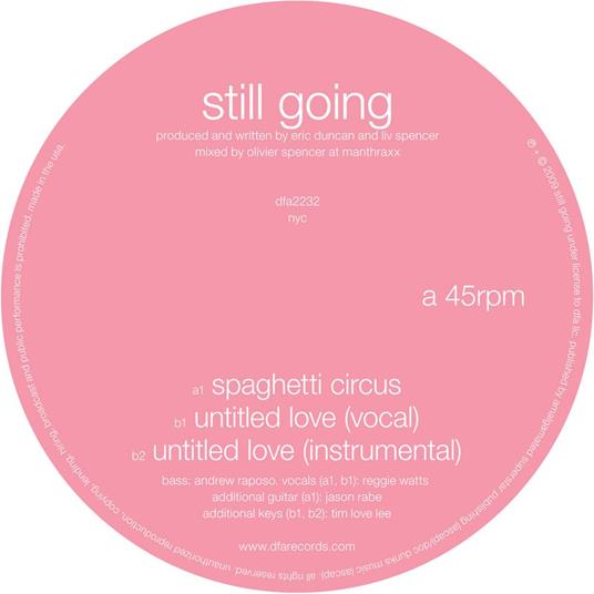 Spaghetti Circus - Vinile LP di Still Going