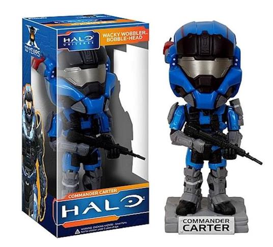 Funko Bobble Head Knocker Wacky Wobbler Halo Universe Red Spartan Carter