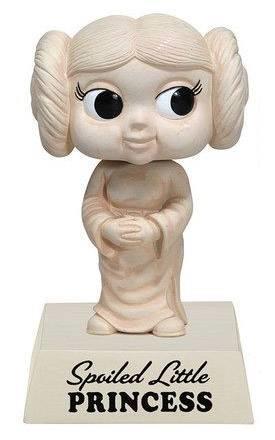 Funko Bobble Head Knocker Star Wars Princess Leia Spoiled Little Wisecracks