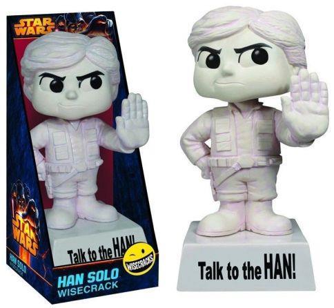 Funko Bobble Head Knocker Star Wars Han Solo Wisecracks
