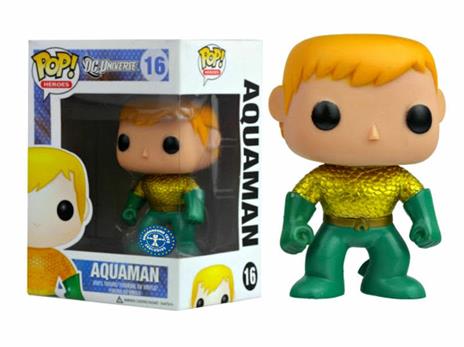 Bobble Head Pop Culture Dc Universe Comics Aquaman Figure - 3