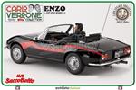 Enzo Su Fiat Dino Spider 1:18 Resin Car Statua Infinite Statua