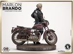 Marlon Brando W/bike Old&rare 1:6 Resin Statua Infinite Statua