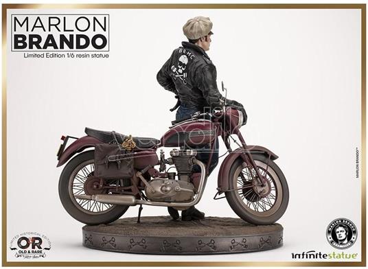 Marlon Brando W/bike Old&rare 1:6 Resin Statua Infinite Statua