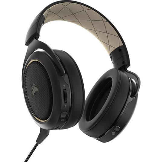Corsair HS70 PRO WIRELESS Cuffia Padiglione auricolare Nero, Crema - Corsair  - TV e Home Cinema, Audio e Hi-Fi | IBS