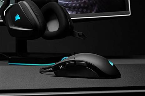 Corsair SABRE RGB PRO CHAMPION SERIES Mouse Gaming Forma Ergonomica per Giocatori di eSports, Leggero un Peso di Solo 74 g, Cavo Paracord Flessibile, Tasti CORSAIR QUICKSTRIKE con gap nullo, Nero - 3