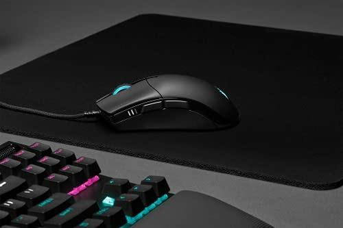 Corsair SABRE RGB PRO CHAMPION SERIES Mouse Gaming Forma Ergonomica per Giocatori di eSports, Leggero un Peso di Solo 74 g, Cavo Paracord Flessibile, Tasti CORSAIR QUICKSTRIKE con gap nullo, Nero - 4