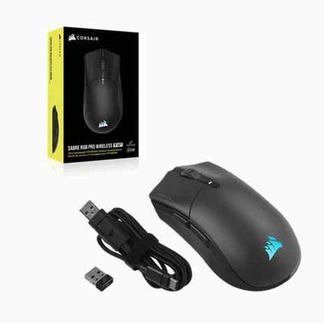 CORSAIR - Mouse gaming wireless SABRE RGB PRO Champion Series - 5