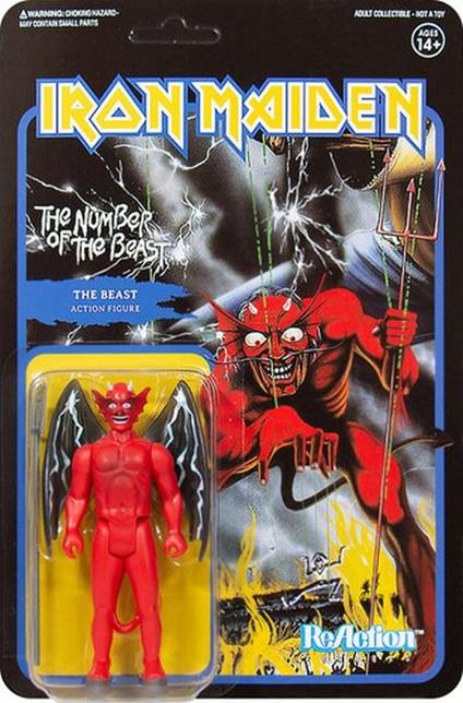 Action Figure Iron Maiden Reaction The Number Of The Beast