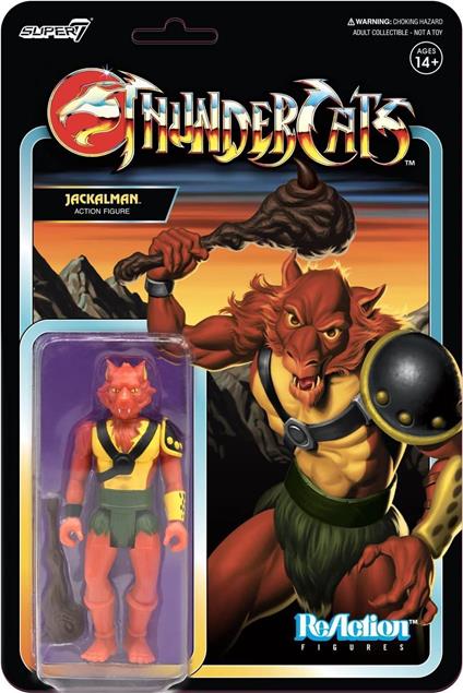 Thundercats: Super7 - Reaction Figure - Jackalman (Toy Variant)